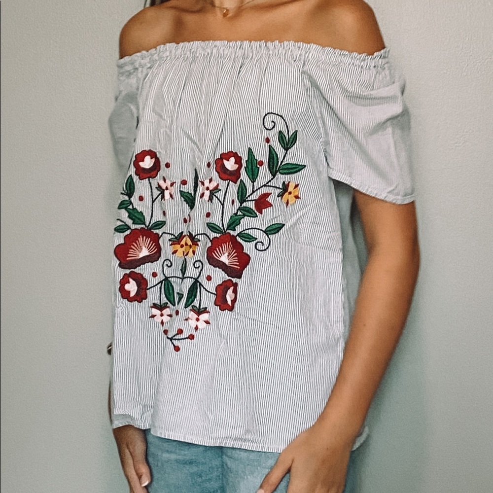 girls off the shoulder shirt
